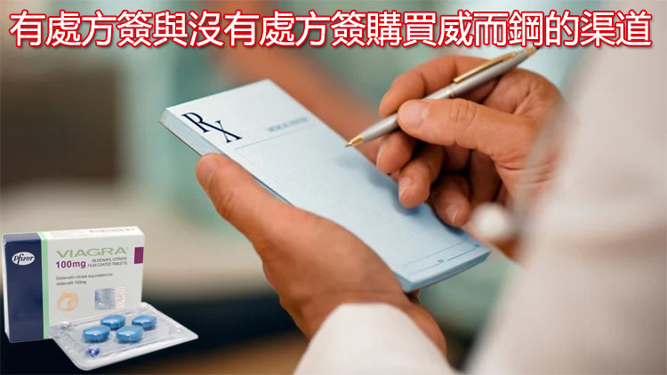 有處方簽與沒有處方簽購買威而鋼的渠道