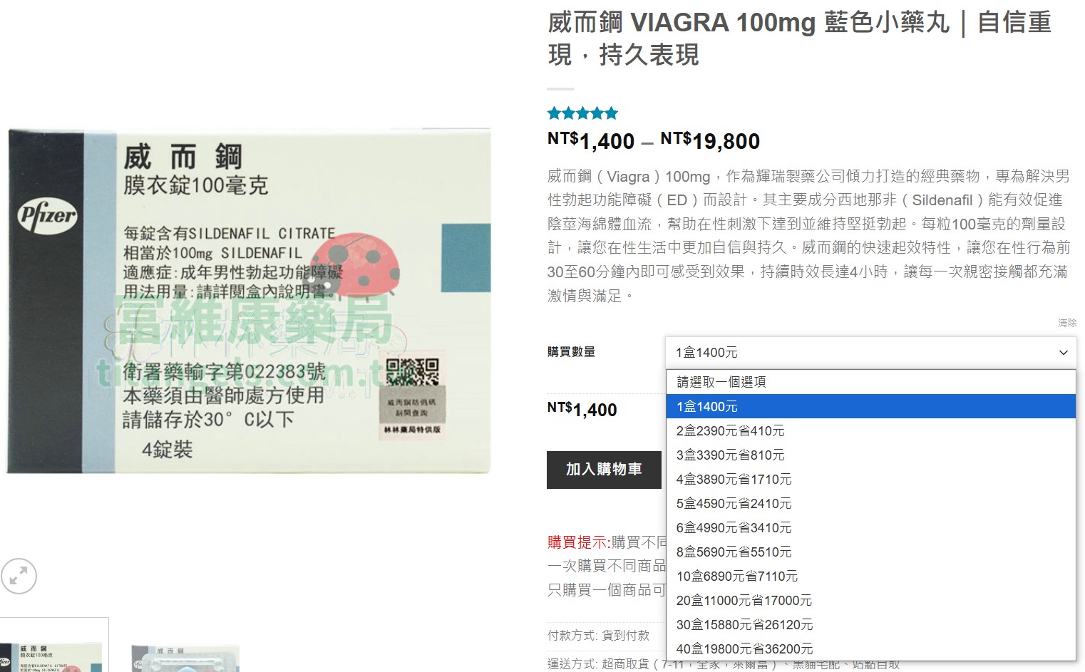 富維康藥局購買威而鋼流程